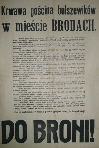 1920-Krwawa gościna bolszewików w mieście Brodach.